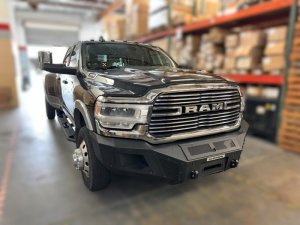 RAM 2500 Bumper - Front - Go Rhino - BR11 - Black - `19-`24